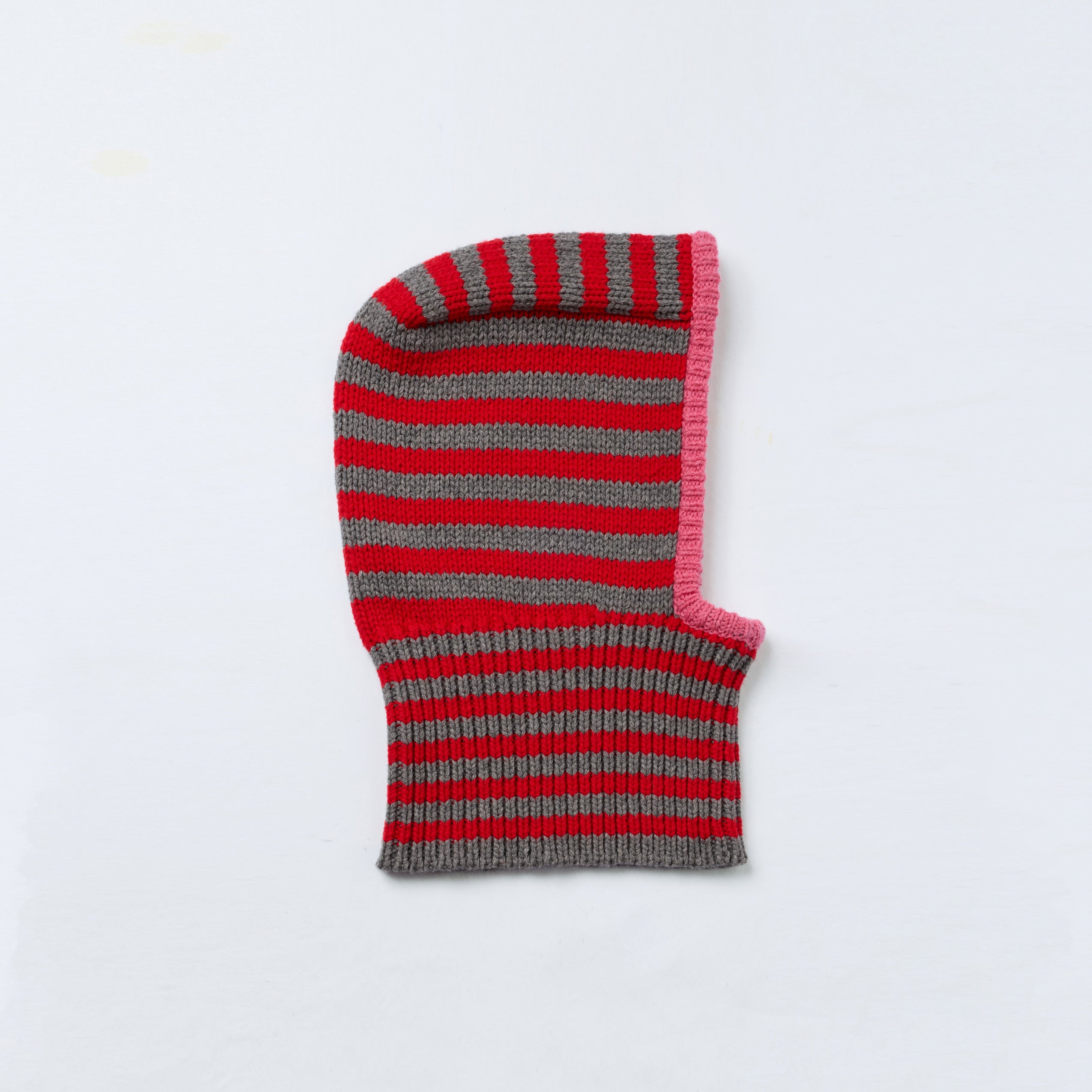 Mini Stripe Balaclava in Calibrate/Red