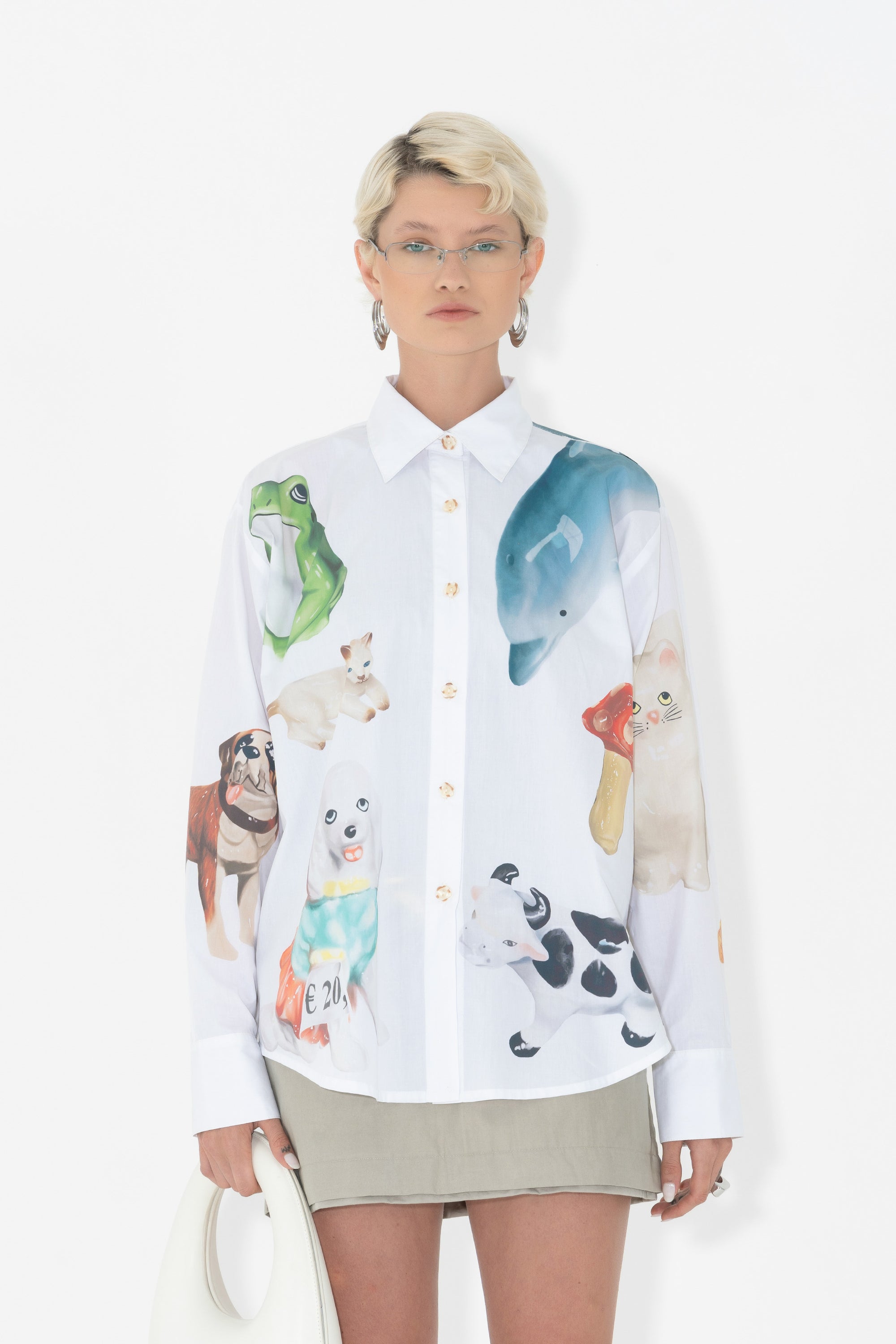 Arthur Apparel Oversized Printed Shirt