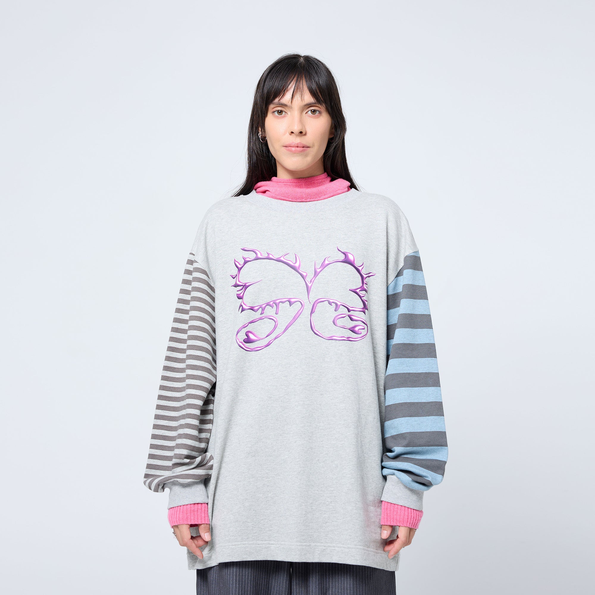 Long Sleeve T-shirt in Concrete